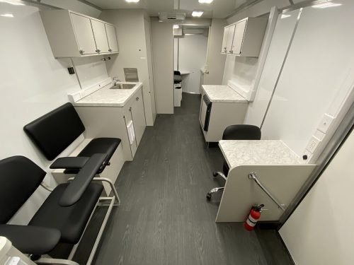 25_Ft_Medical_Trailer_Hallway_Towards_Front