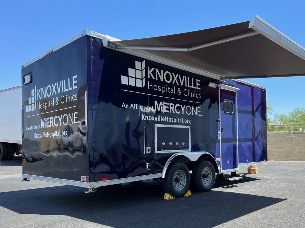 Mobile Medical Trailer Exterior 2