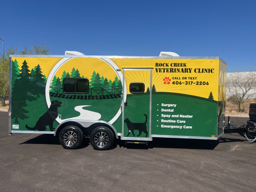 Mobile Veterinary Trailer Exterior 4