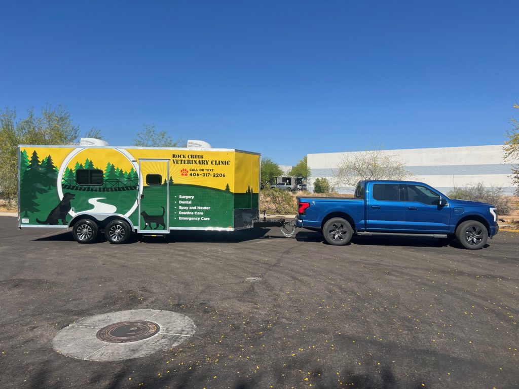 Mobile Veterinary Trailer Exterior 2