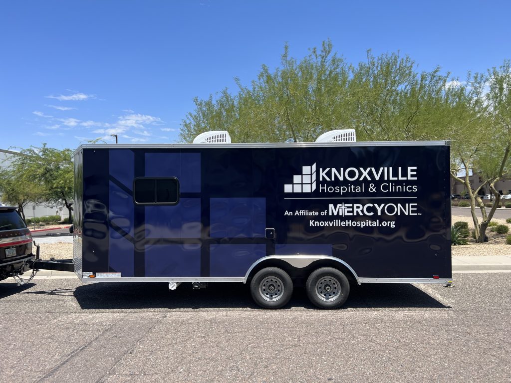 Mobile Medical Trailer Exterior 6
