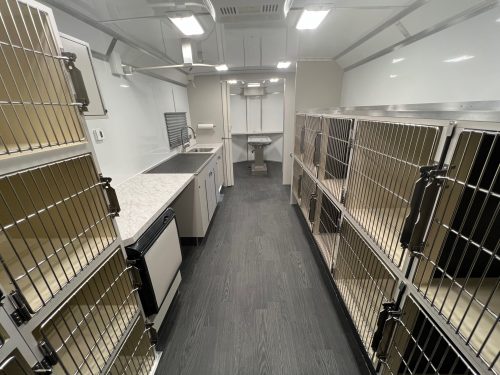 Being Built: 25 Ft Spay Neuter Trailer