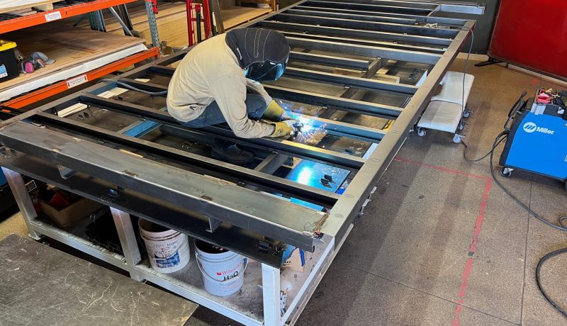 Magnum Difference_Welding on Floor Weldment_On Top_1